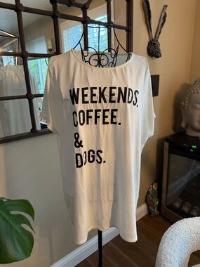 'Weekends. Coffee. & Dogs.' Graphic Tee